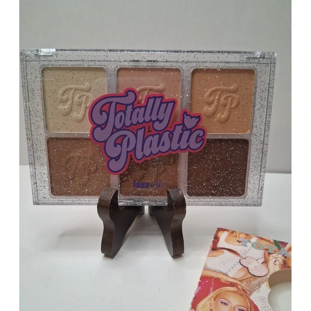 Iggy X Bh Totally Plastic 6 Color Face Palette Trendy Clean Vegan Makeup